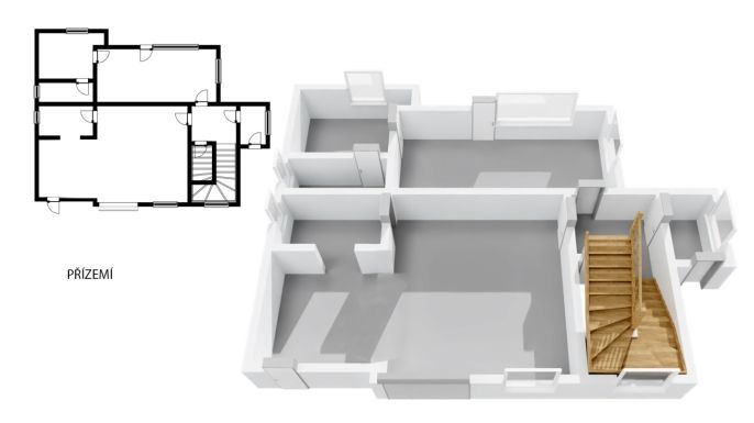 Prodej, Rodinný dům, Hostomice