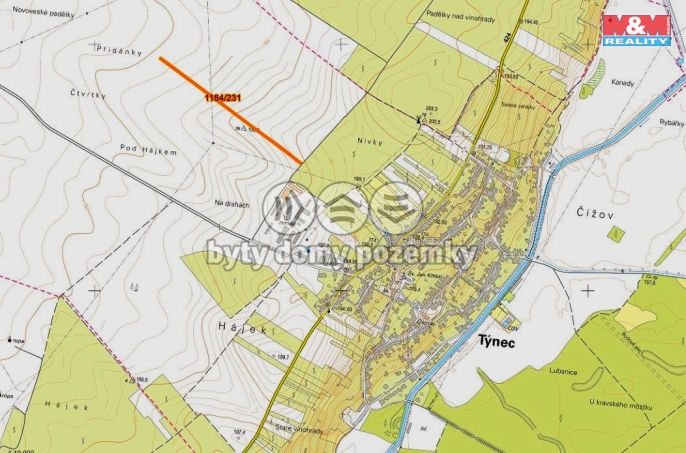 Prodej, Pole, Týnec