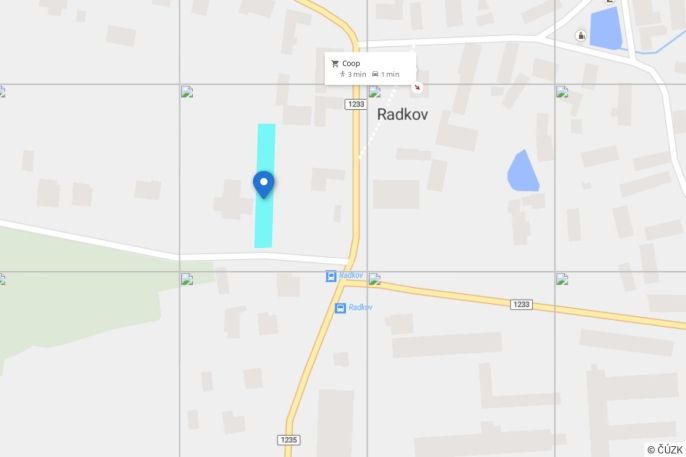 Prodej, Pozemek k bydlení, Radkov