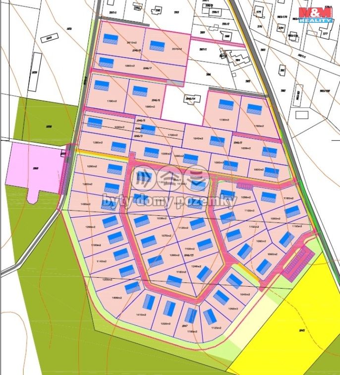 Prodej, Pozemek k bydlení, Kyjovice