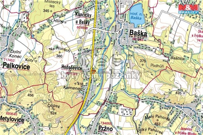 Prodej, Pole, Baška