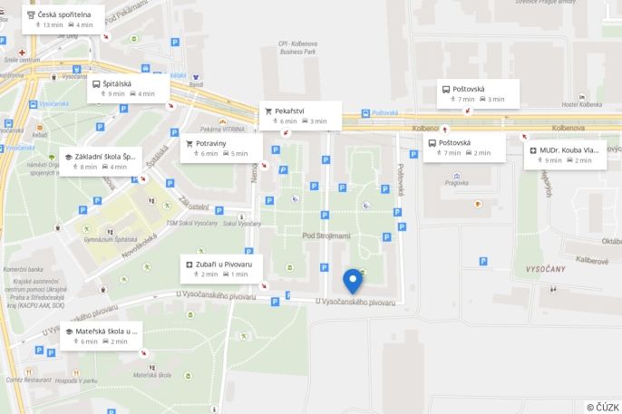 Pronájem, Byt 3+kk, Praha