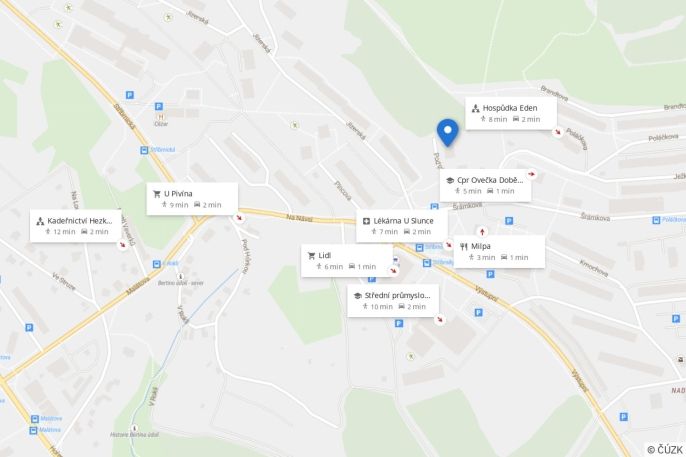 Pronájem, Byt 2+1, Ústí nad Labem