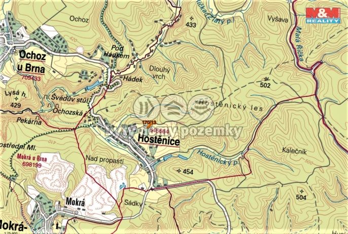 Prodej, Pole, Hostěnice