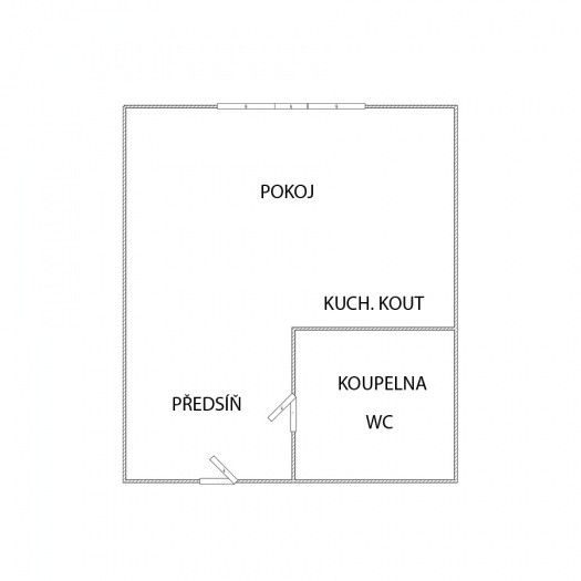 Pronájem, Byt 1+kk, Český Brod