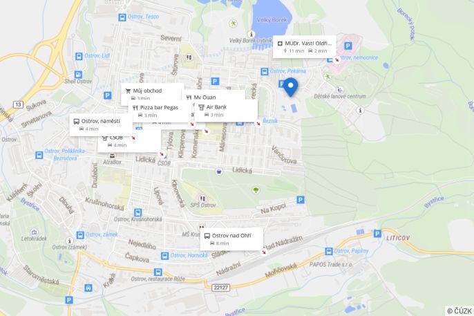 Prodej, Byt 2+kk, Ostrov