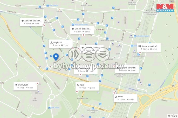 Prodej, Byt 2+kk, Děčín