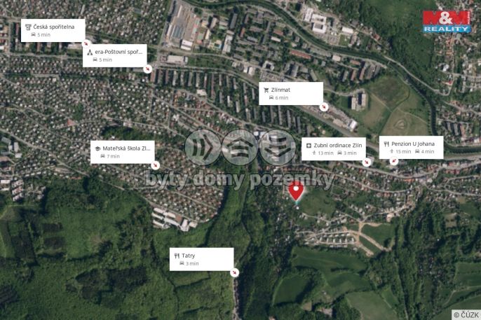 Prodej, Pozemek k bydlení, Zlín