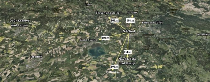 Pronájem, Byt 1+kk, Náchod