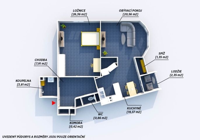 Prodej, Byt 2+1, Praha