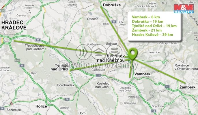 Prodej, Chata, Rychnov nad Kněžnou