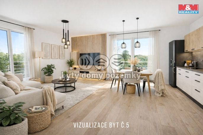 Prodej, Byt 2+kk, Žleby