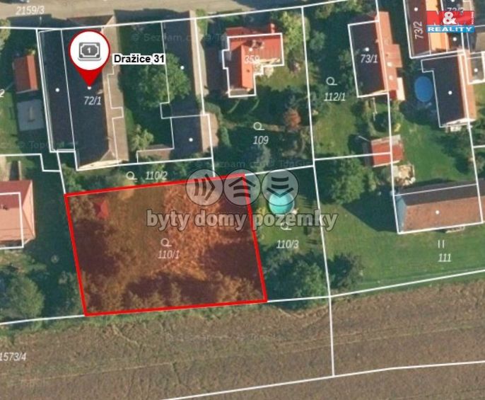 Pronájem, Zahrada, Dražice