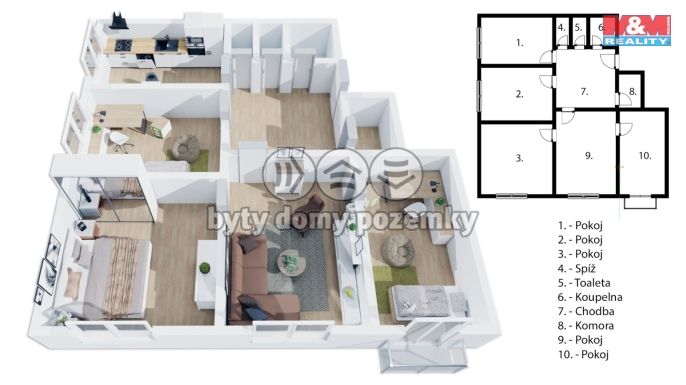 Prodej, Byt 4+1, Praha