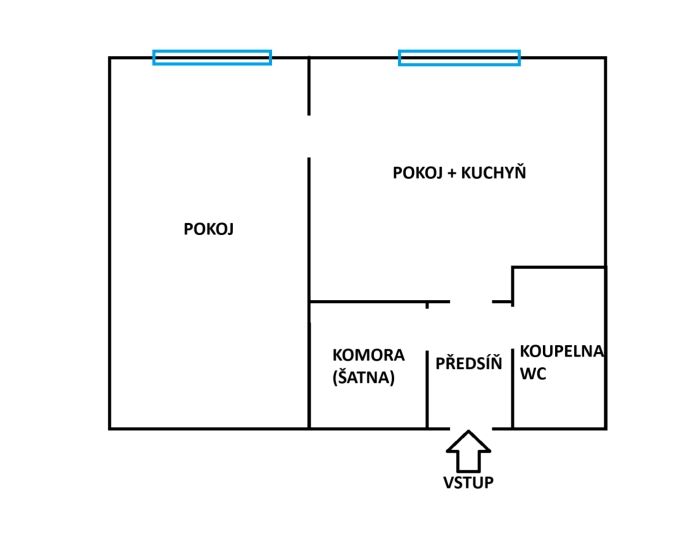 Pronájem, Byt 2+kk, Ostrava