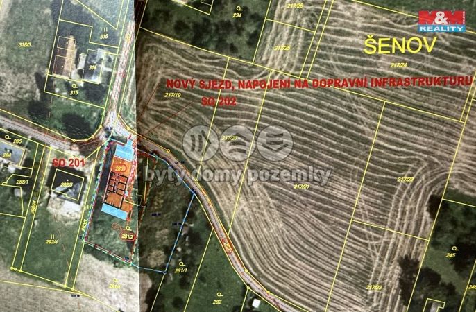 Prodej, Pozemek k bydlení, Šenov