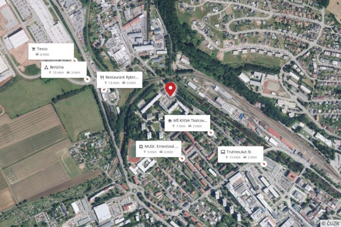 Pronájem, Byt 2+kk, Trutnov