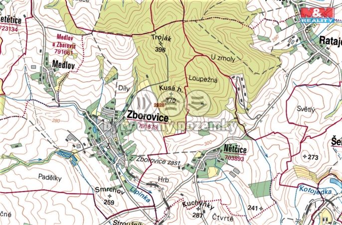 Prodej, Les, Zborovice