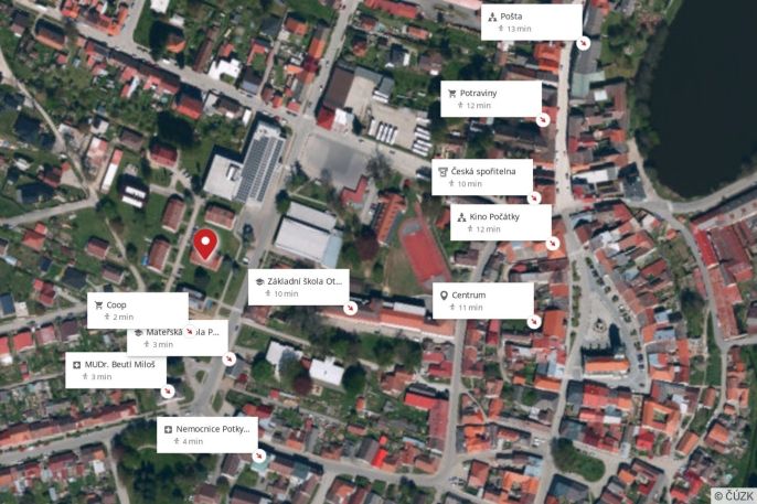 Pronájem, Byt 3+1, Počátky
