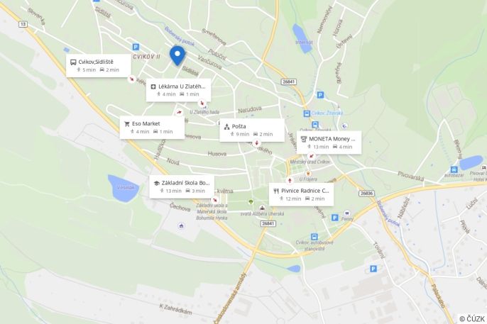 Pronájem, Byt 3+1, Cvikov