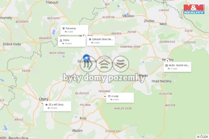 Pronájem, Byt 3+1, Bezvěrov