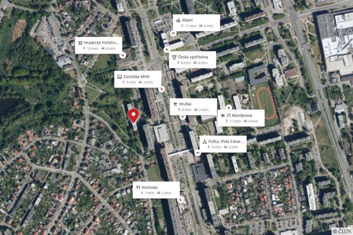Prodej, Byt 2+1, Hradec Králové