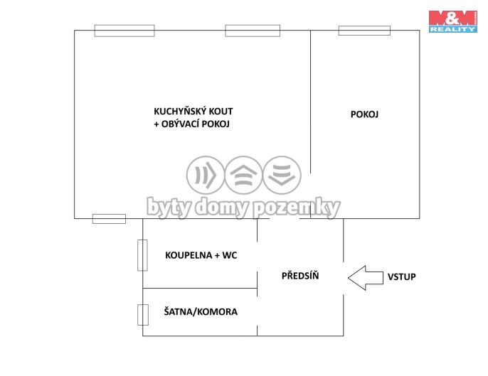 Pronájem, Byt 2+kk, Ostrava