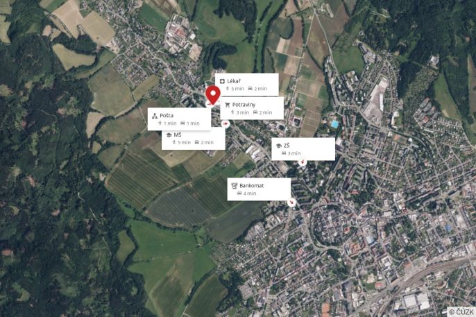 Pronájem, Obchod a služby, Šumperk