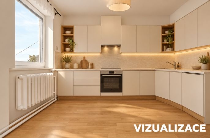 Prodej, Byt 3+1, Velká Bystřice