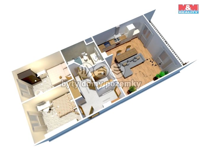 Prodej, Byt 3+kk, Most