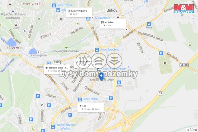 Pronájem, Byt 2+1, Jirkov