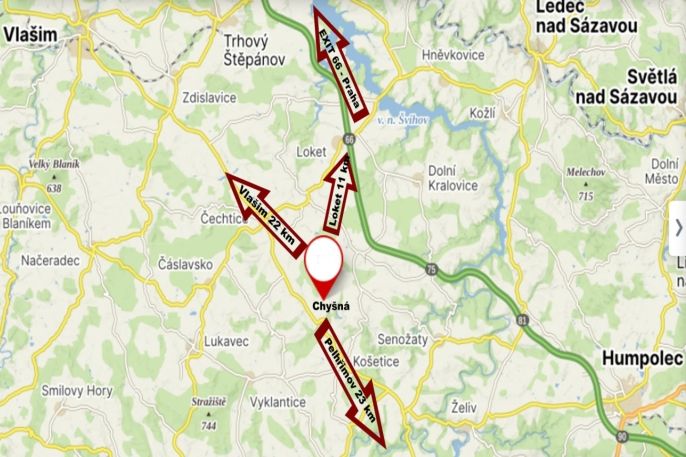 Prodej, Rodinný dům, Chyšná