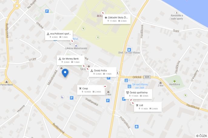 Prodej, Byt 1+1, Týn nad Vltavou