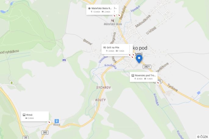 Prodej, Byt 3+1, Rovensko pod Troskami