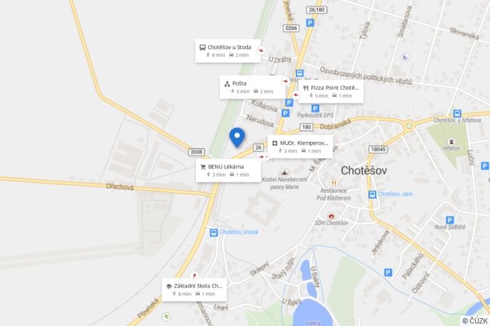 Pronájem, Byt 2+1, Chotěšov