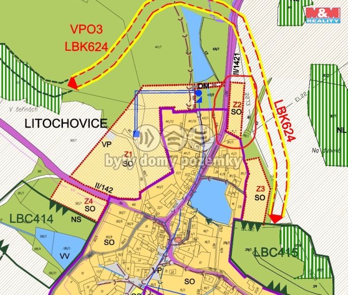 Prodej, Pozemek k bydlení, Litochovice