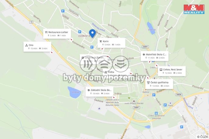 Prodej, Byt 1+1, Cvikov