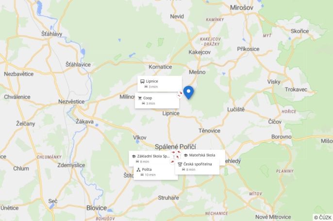 Prodej, Pozemek k bydlení, Spálené Poříčí