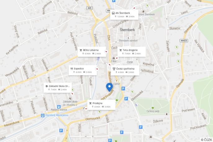Pronájem, Byt 3+kk, Šternberk