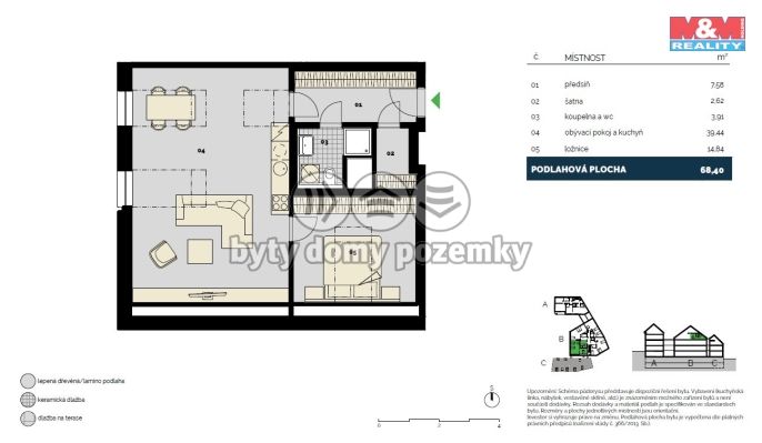 Prodej, Byt 2+kk, Praha