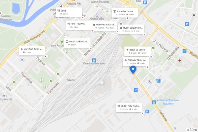 Prodej, Byt 3+1, Veselí nad Moravou