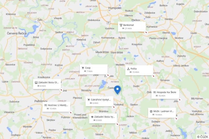 Prodej, Pole, Vyskytná