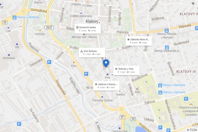 Pronájem, Byt 3+kk, Klatovy