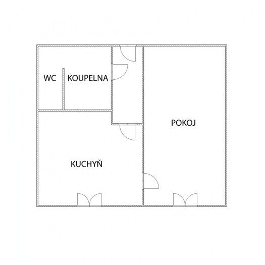 Pronájem, Byt 1+1, Kutná Hora