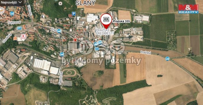 Pronájem, Výrobní objekt, Slaný