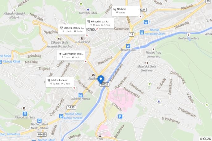 Pronájem, Byt 1+kk, Náchod