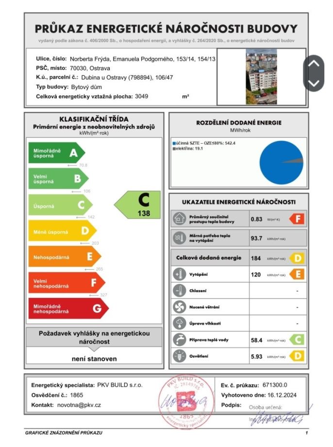Prodej, Byt 3+1, Ostrava