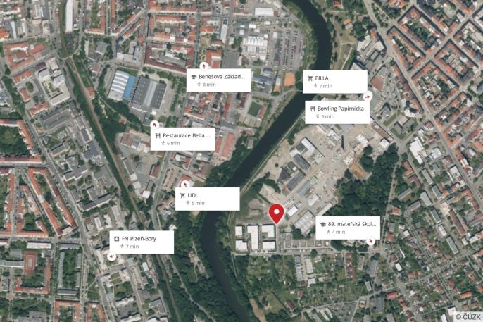 Pronájem, Byt 3+kk, Plzeň