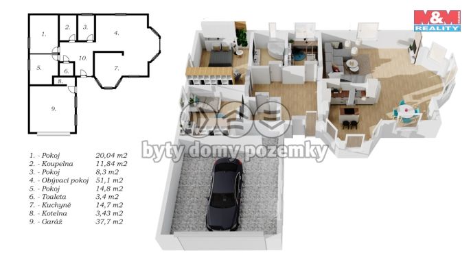 Prodej, Rodinný dům, Zlatá