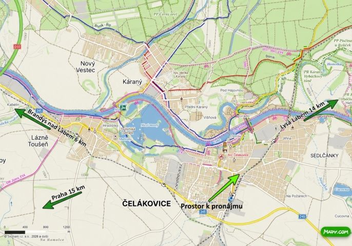 Pronájem, Obchod a služby, Čelákovice